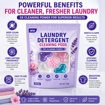 Washing Machine Detergent Pods (PACK OF 2)