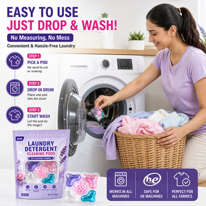 Washing Machine Detergent Pods (PACK OF 2)
